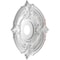 Ekena Millwork Attica PVC Medallion (Canopies up to 6 3/4"), 19"OD x 3 1/2"ID x 1"P, Metallic Champagne Pink CMP19ATFCP - alternate 3